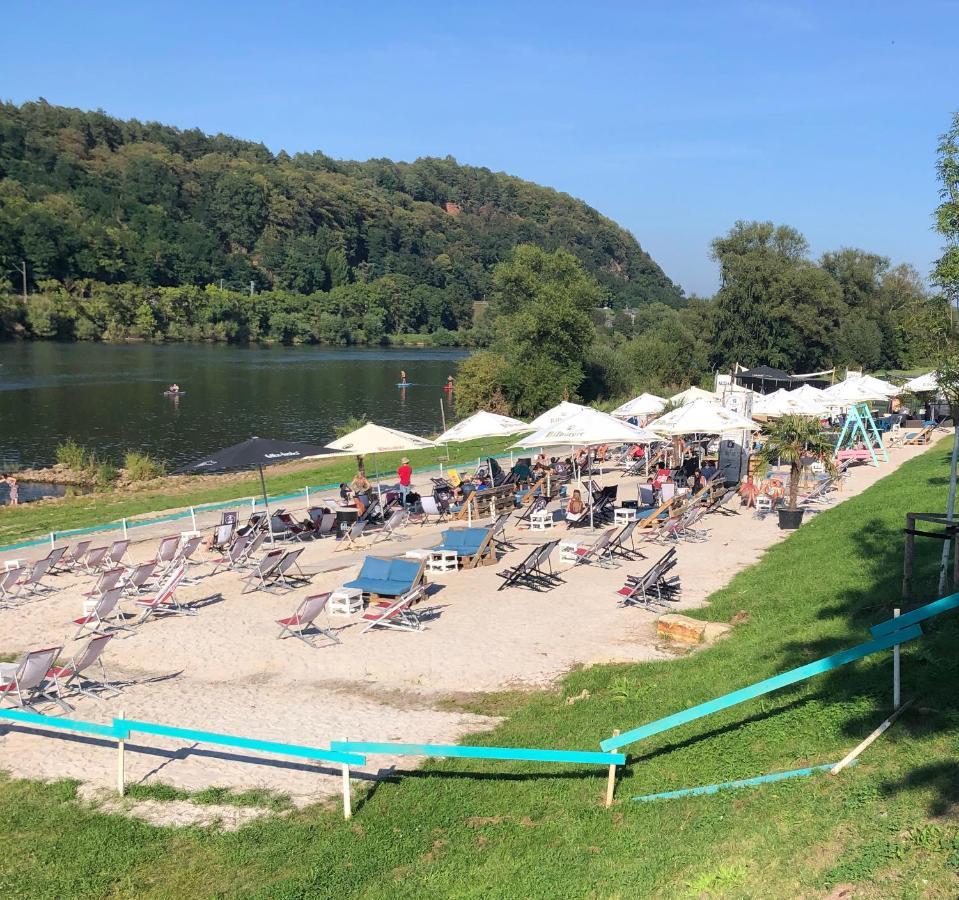 Villa Wohnen Am Ufer Der Mosel In Treviri Esterno foto